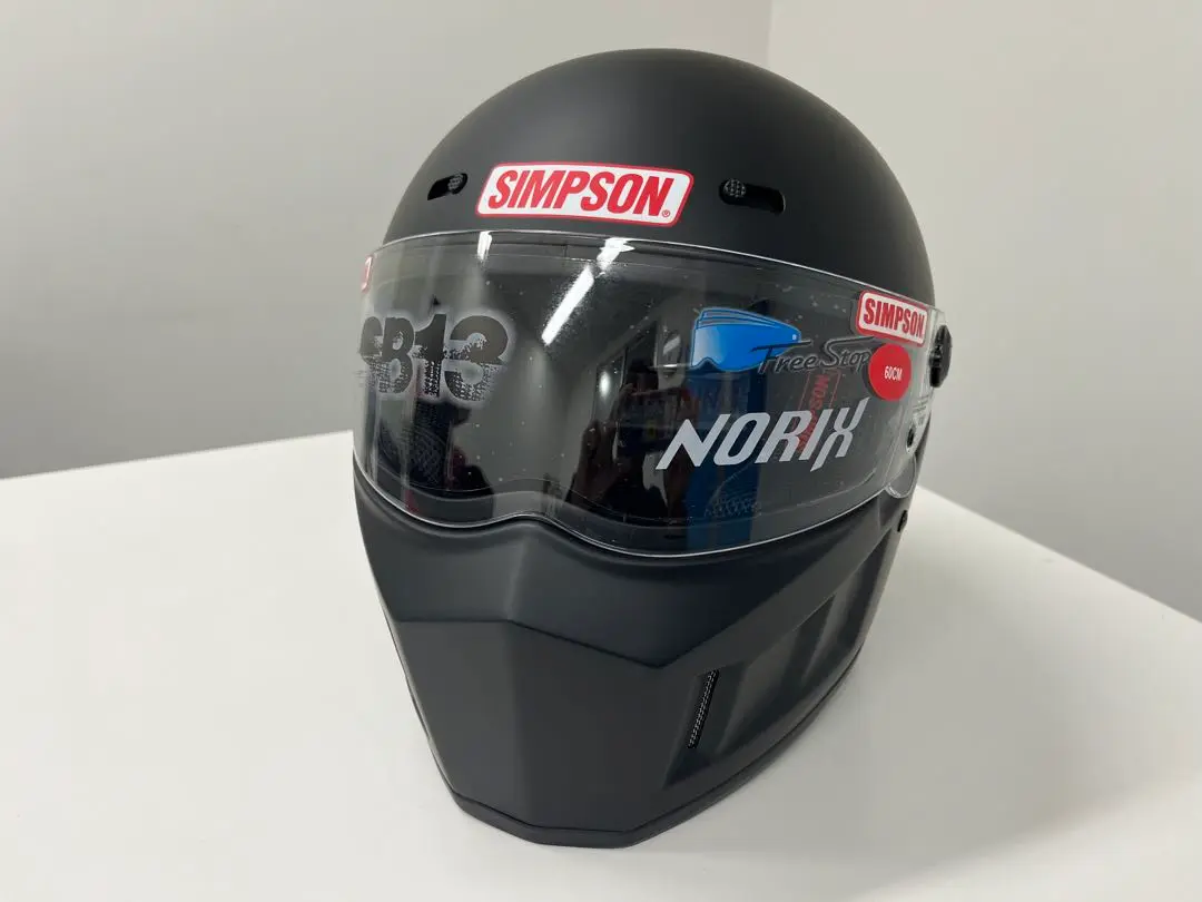 む〜みん　SIMPSOM フルフェイス極美品 SIMPSON（バイク） シンプソン M30 バイク用フルフェイス