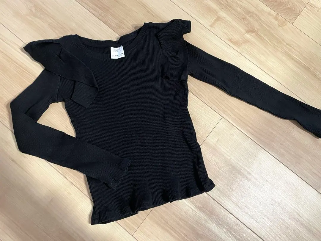 Thumbnail of ZARA Top, Long Sleeve, Black, 120
