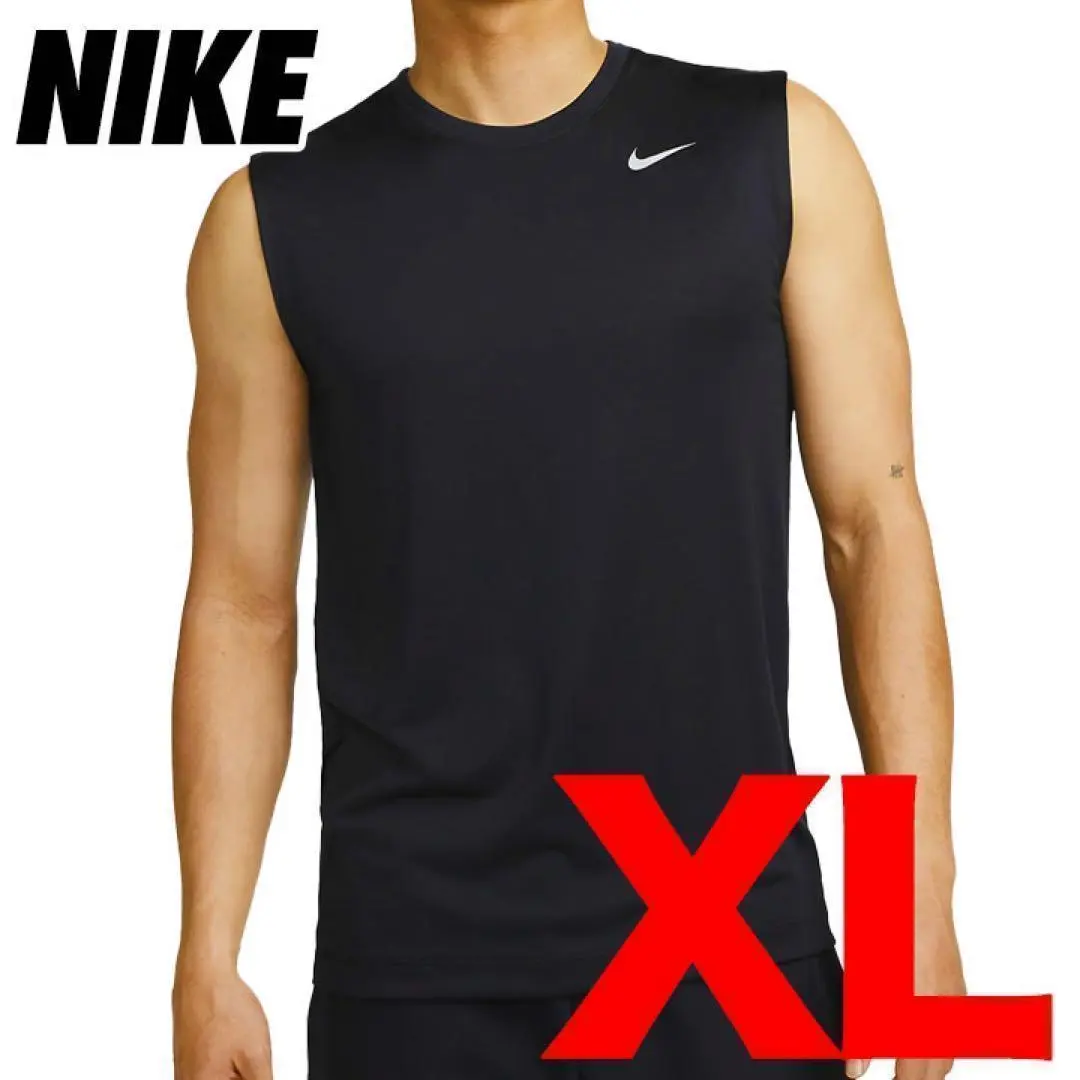 全新 NIKE 耐吉 無袖 T恤 DX0992 黑色 XL 的縮圖