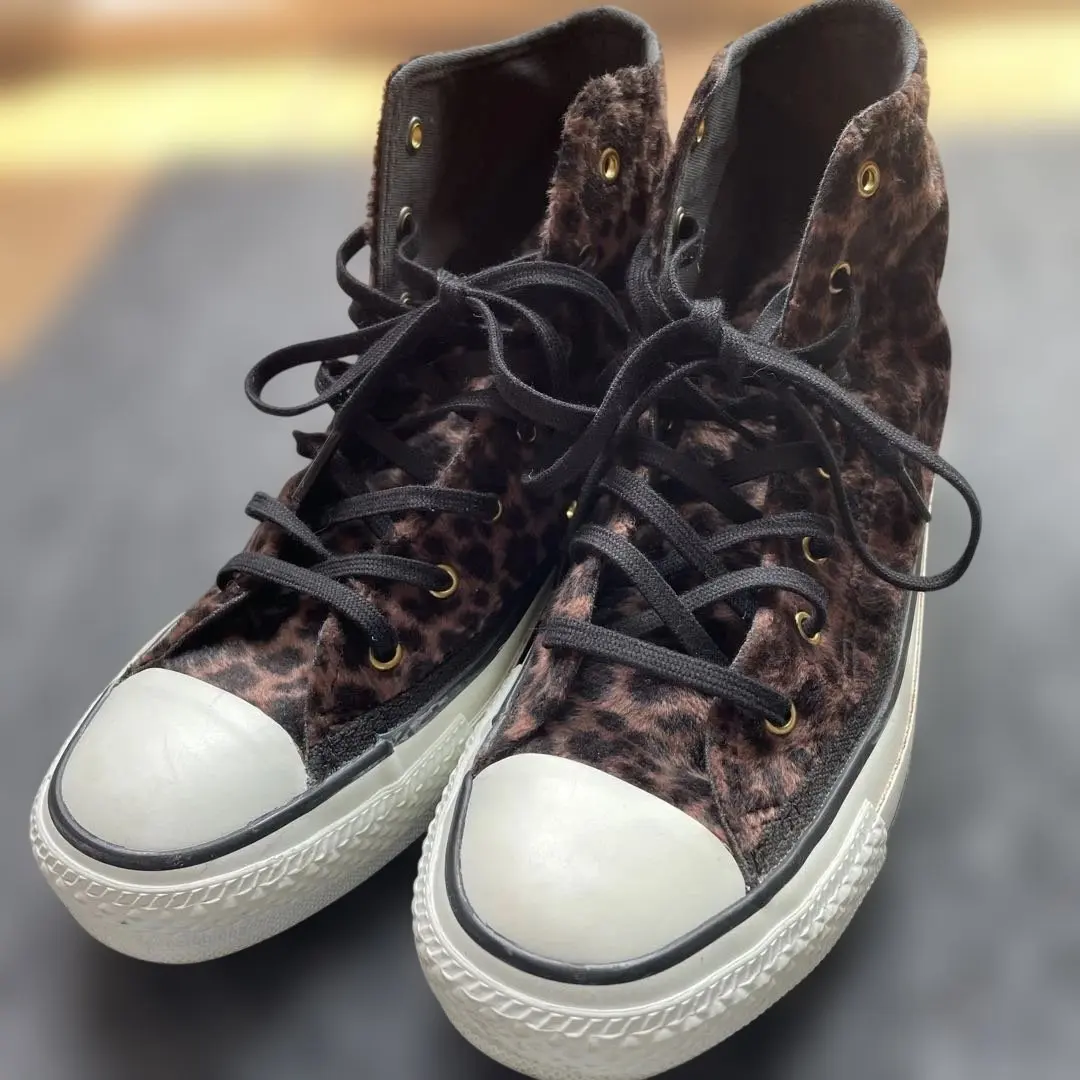 Thumbnail of Converse All Star Leopard High-Cut Sneakers, 23.5 cm