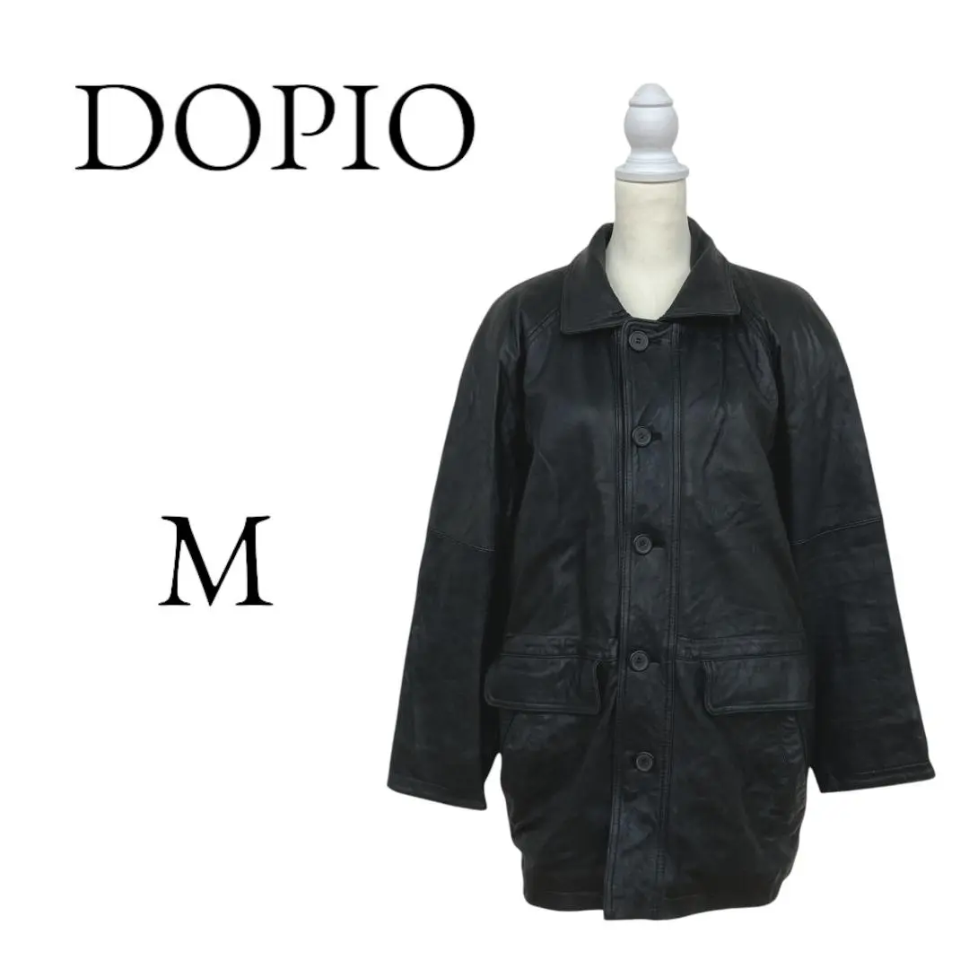 DOPIO ドピオ ラムレザー サイズL ジャケット メンズ ヴィンテージ？ 2025年最新】DOPIO レザー コートの人気アイテム - メルカリ