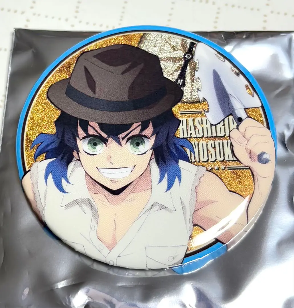 Thumbnail of Demon Slayer: Kimetsu no Yaiba Sunshine City Observatory Can Badge Inosuke Hashibira
