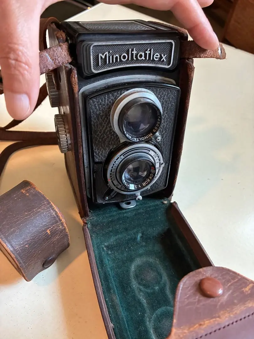 二眼レフカメラ　Minoltaflex フィルムカメラ】出勤前に二眼レフで朝活｜もんぶらん