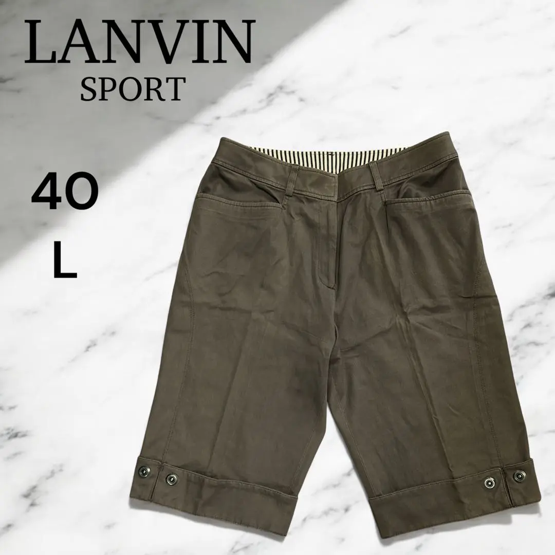 LANVIN - 美品　LANVIN SPORTS  ハーフパンツ　中綿入り 2025年最新】LANVIN SPORT ショートパンツ・ハーフパンツの人気