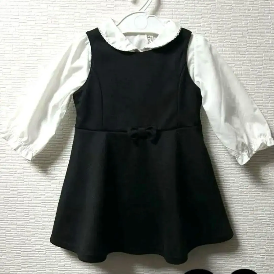 Thumbnail of Formal Dress and Blouse Set, Size 80, Girls, Black