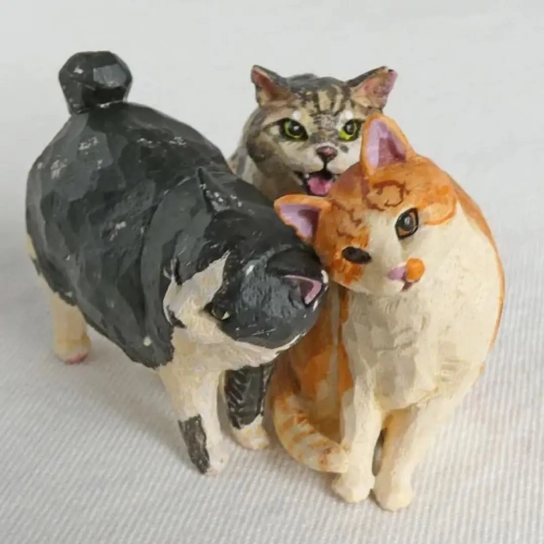 ⭐️コンプリート⭐️はしもとみおフィギュア Amazon.co.jp: ART IN THE POCKET はしもとみお 猫の彫刻2 × 全5