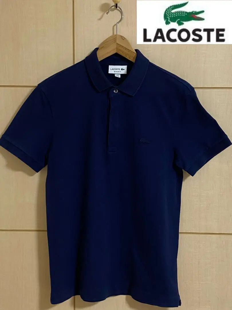 ラコステREGULARFIT 半袖ポロシャツPH5522 ネイビー　USサイズM ラコステREGULARFIT 半袖ポロシャツPH5522 ネイビー USサイズM