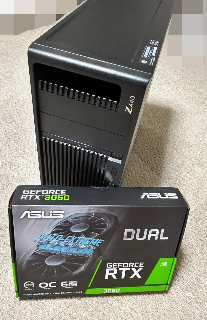 ASUS GPU鯖 VRAM 96GB Xeon E5-2699 v3 72コア ASUS GPUサーバー VRAM 96GB Xeon E5-2699 v3（Titan X199