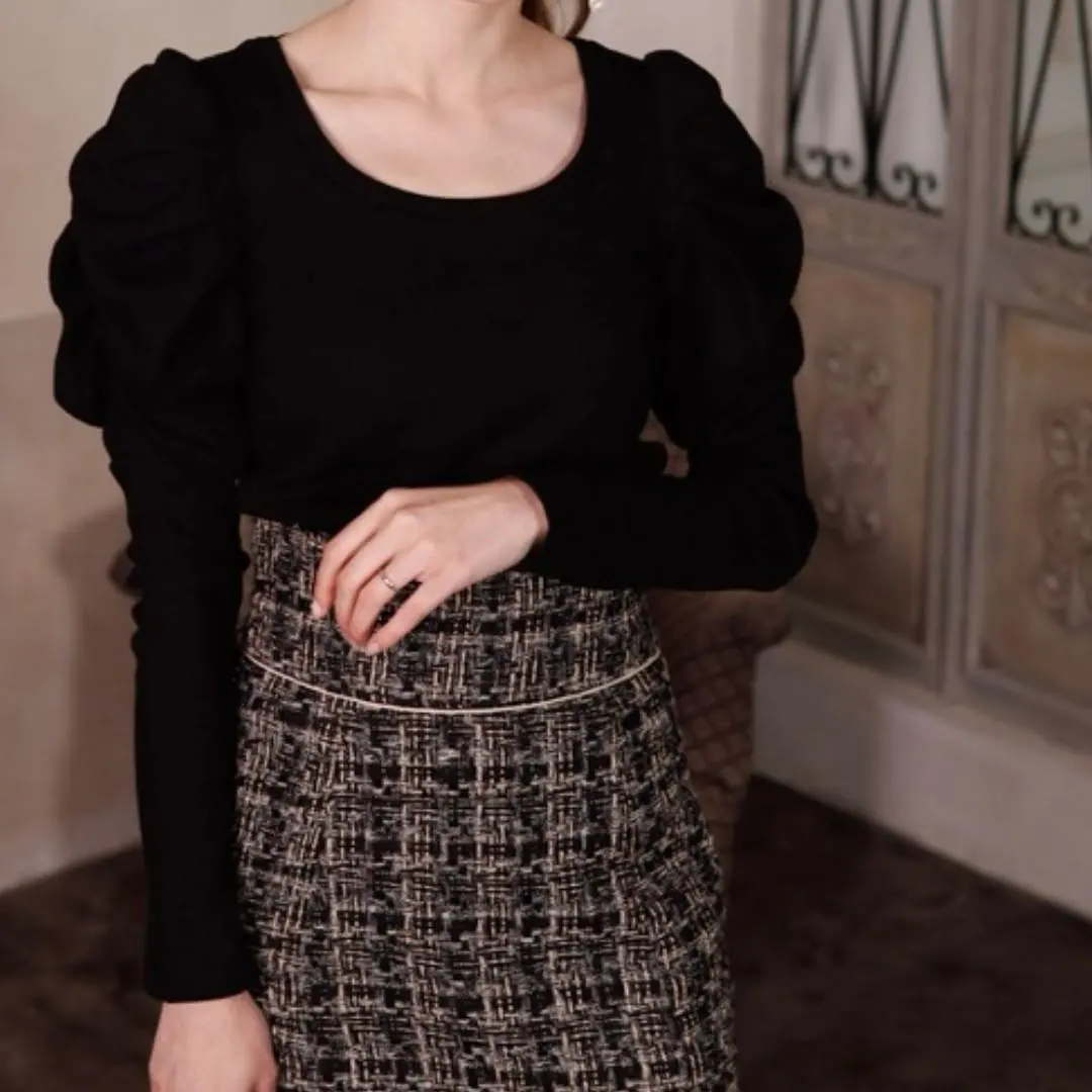 Thumbnail of LIP SERVICE Power Shoulder 2-way Cut Top - Black