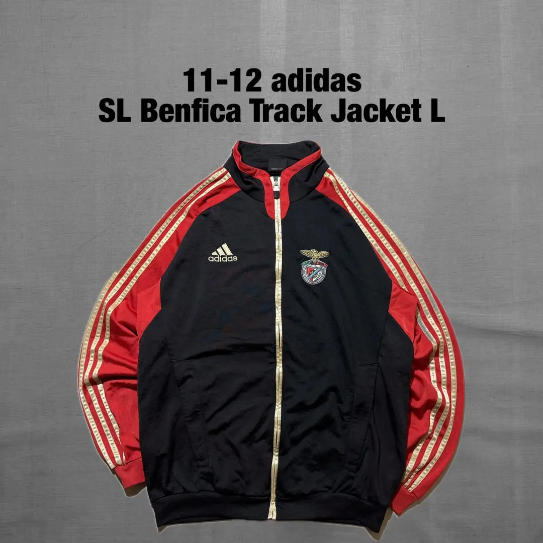 adidas ベンフィカ ジャージ Mサイズ 赤 adidas ベンフィカ　ナイロンジャケット Y2K