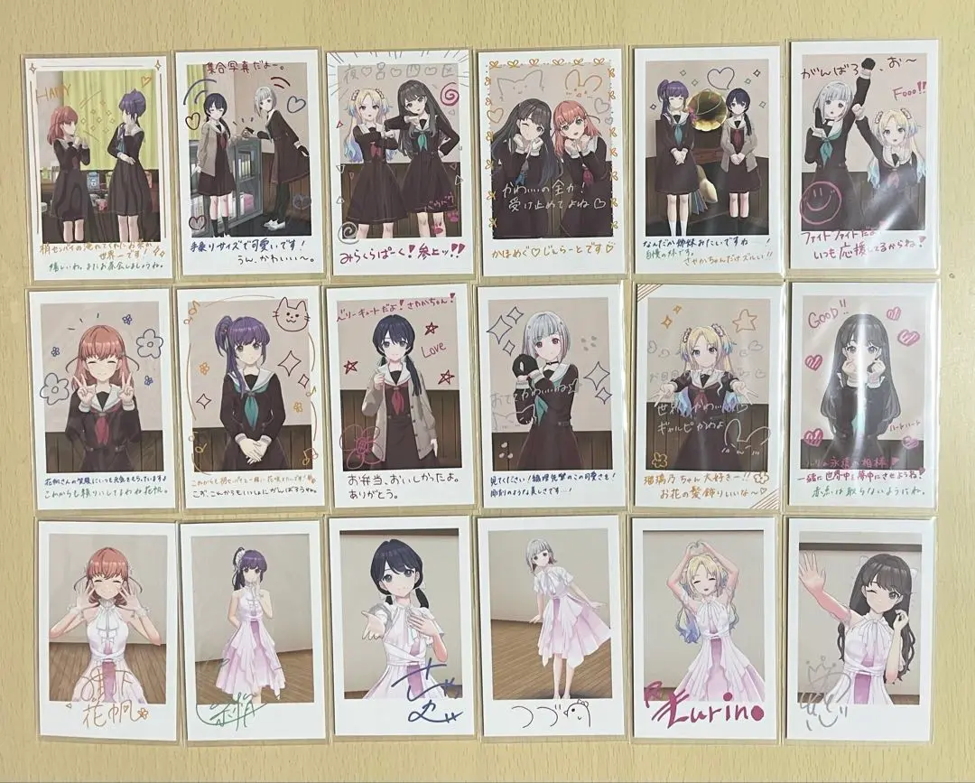 蓮ノ空　ポラロイド風カード　こずかほ　スリーズブーケ ラブライブ 蓮ノ空ポラロイド風カード スリーズブーケ 梢 花帆