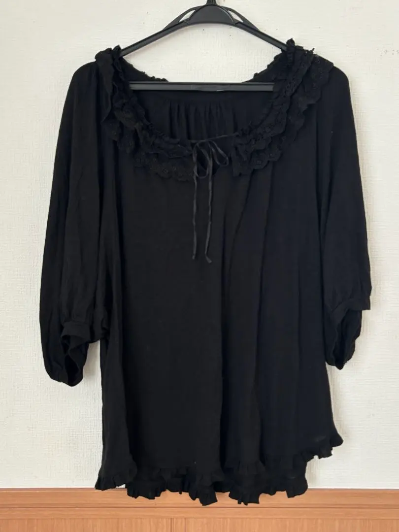 Thumbnail of Franche Lippee Cut and Sew Top, Black, Size M, fl5