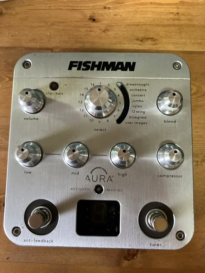 【美品！】FISHMAN AURA SPECTRUM アコギ用プリアンプ/DI 中古】 Fishman Aura Spectrum DI プリアンプ([USED] フィシュ