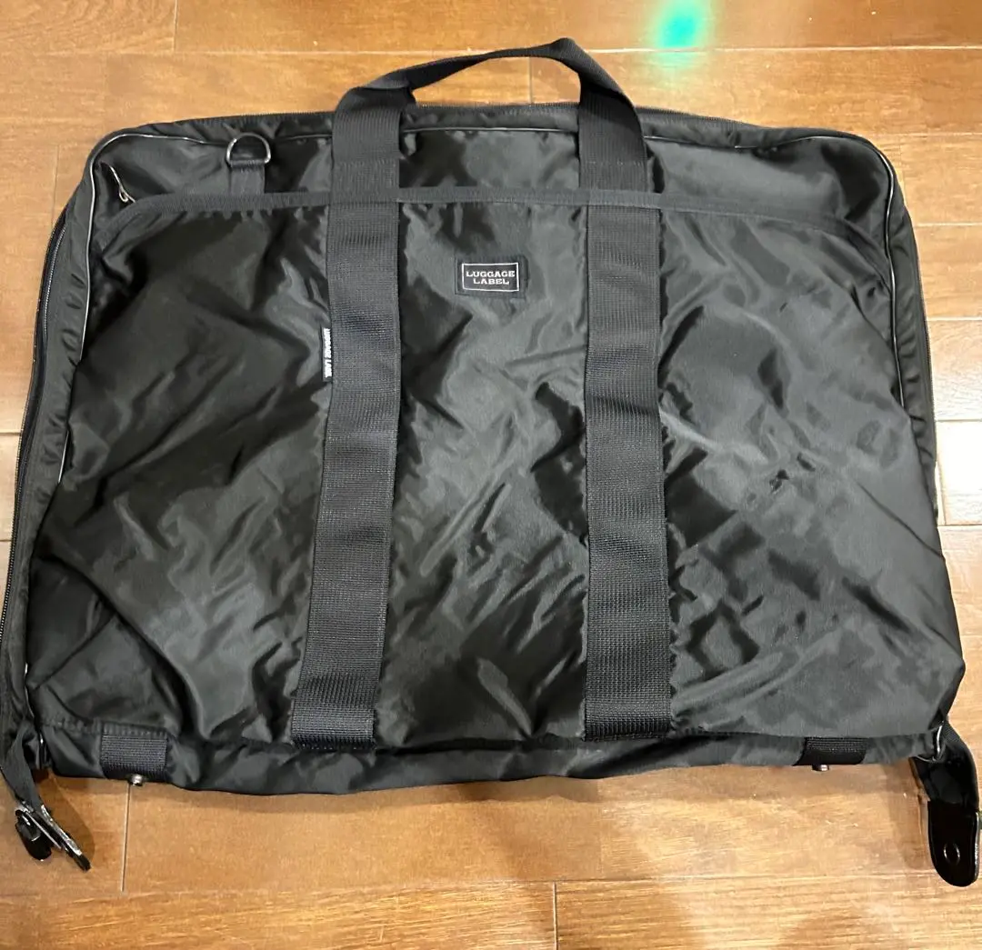 rick2025　ラゲッジレーベル　ガーメントバッグ　ブラック ラゲッジレーベル LUGGAGE LABEL ラゲッジ レーベル トレック