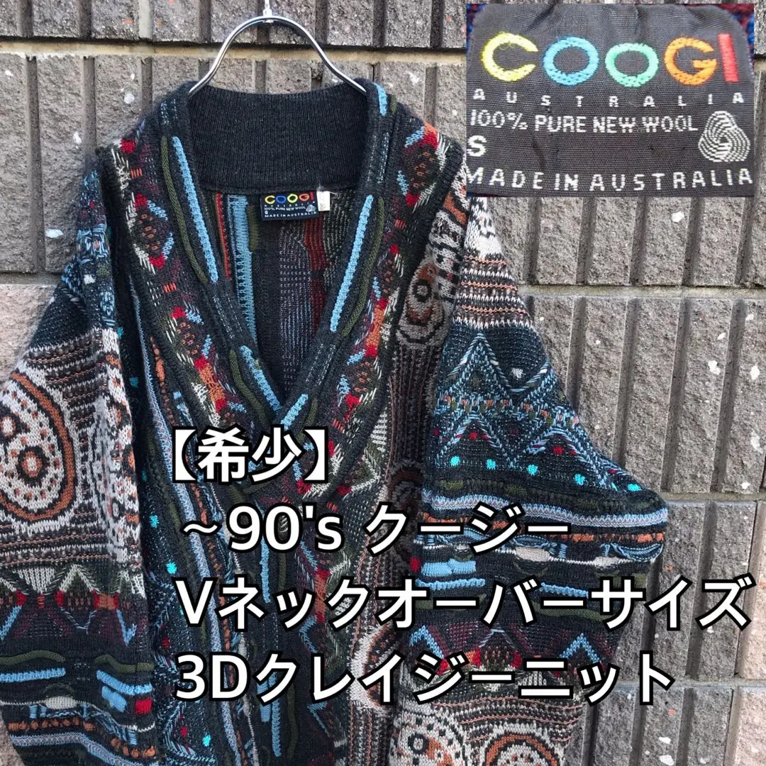 2025年最新】COOGI ネック：Vネック メンズ ニット・セーターの