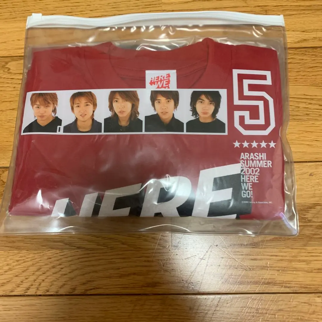嵐　Tシャツ　未使用新品　HERE　WE　GO　AROUND ASIA　24時間 嵐 HERE WE GO！ Tシャツ - メルカリ