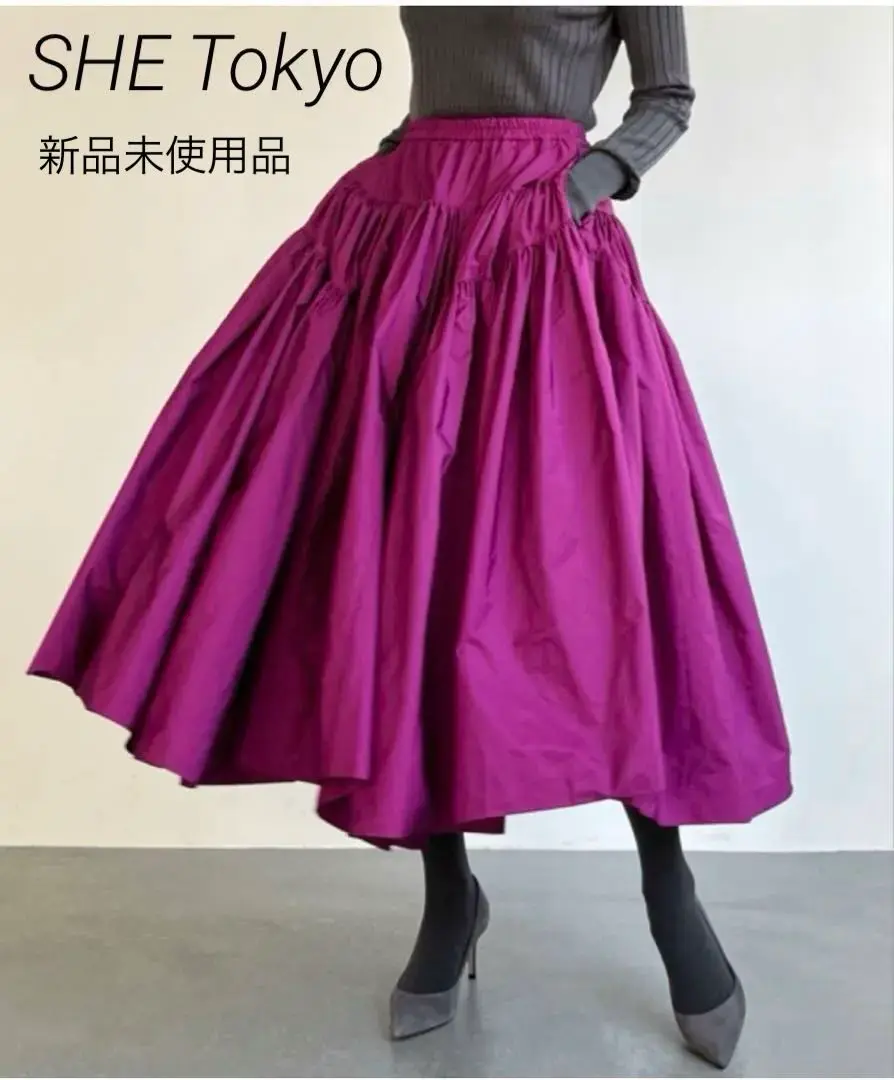 【新品未使用】shetokyo Eleanor white 34-36 SHE Tokyo | ・ 2025 Spring&Summer SEASON LOOK Knit | Wilma