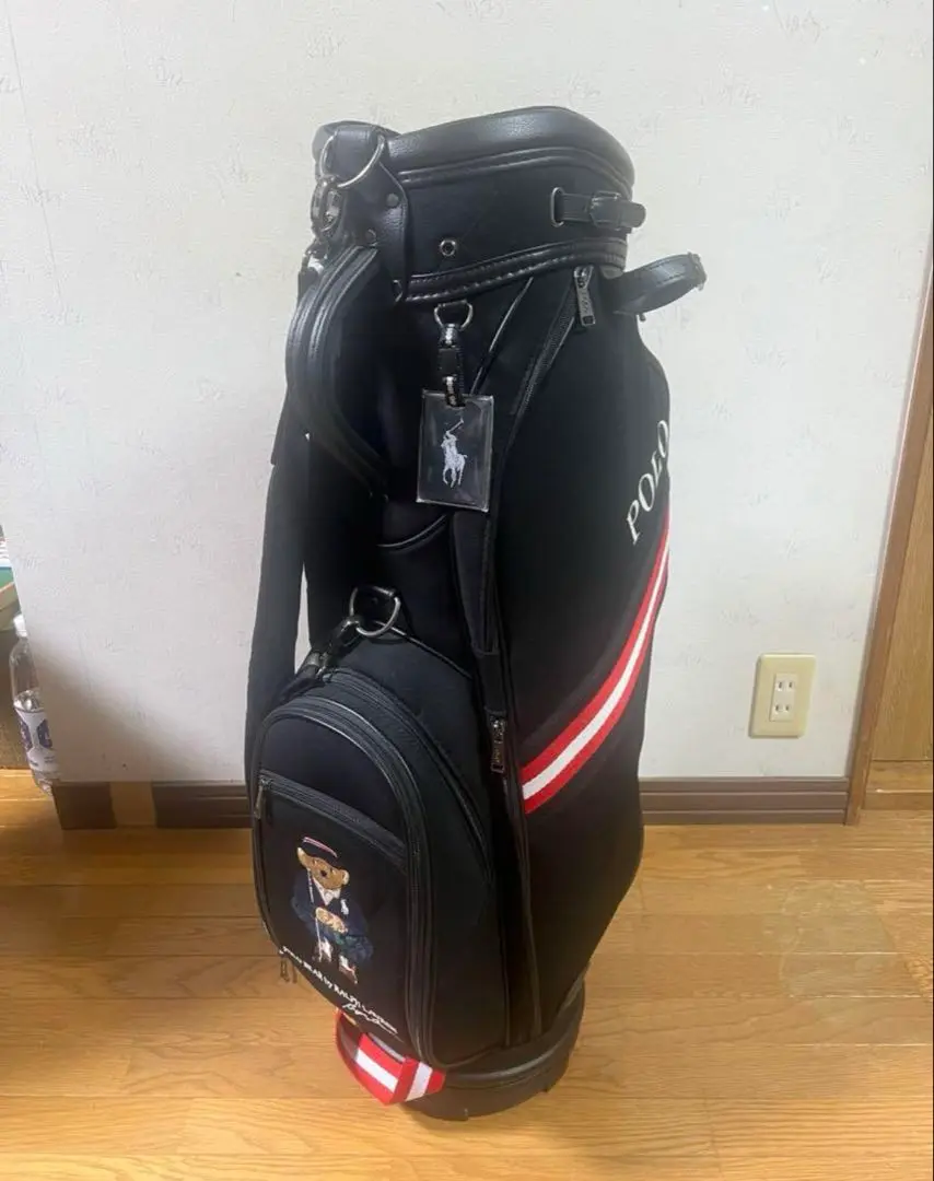 【新品未使用】Polo ポロベア キャディバッグ ゴルフバッグ Golf カバー 美品 Polo ポロベア キャディバッグ ゴルフバッグ Golf カバー