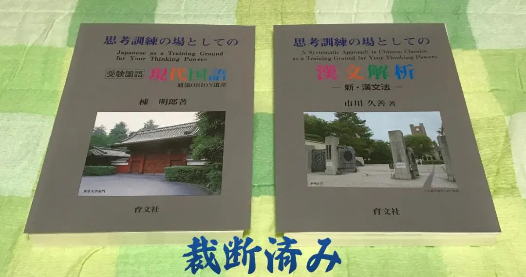 【良品２冊セット】思考訓練の場としての現代国語＆漢文解析【裁断済み】 良品2冊セット】思考訓練の場としての現代国語＆漢文解析【裁断