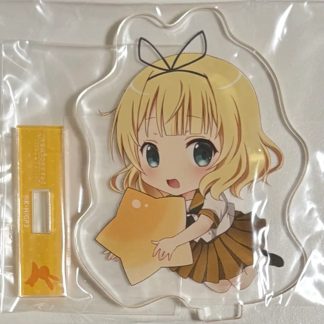Thumbnail of [Unopened] Gochuumon wa Usagi Desu ka? (Is the Order a Rabbit?) Sharo Aniversal Cafe Collaboration Uniform Acrylic Stand