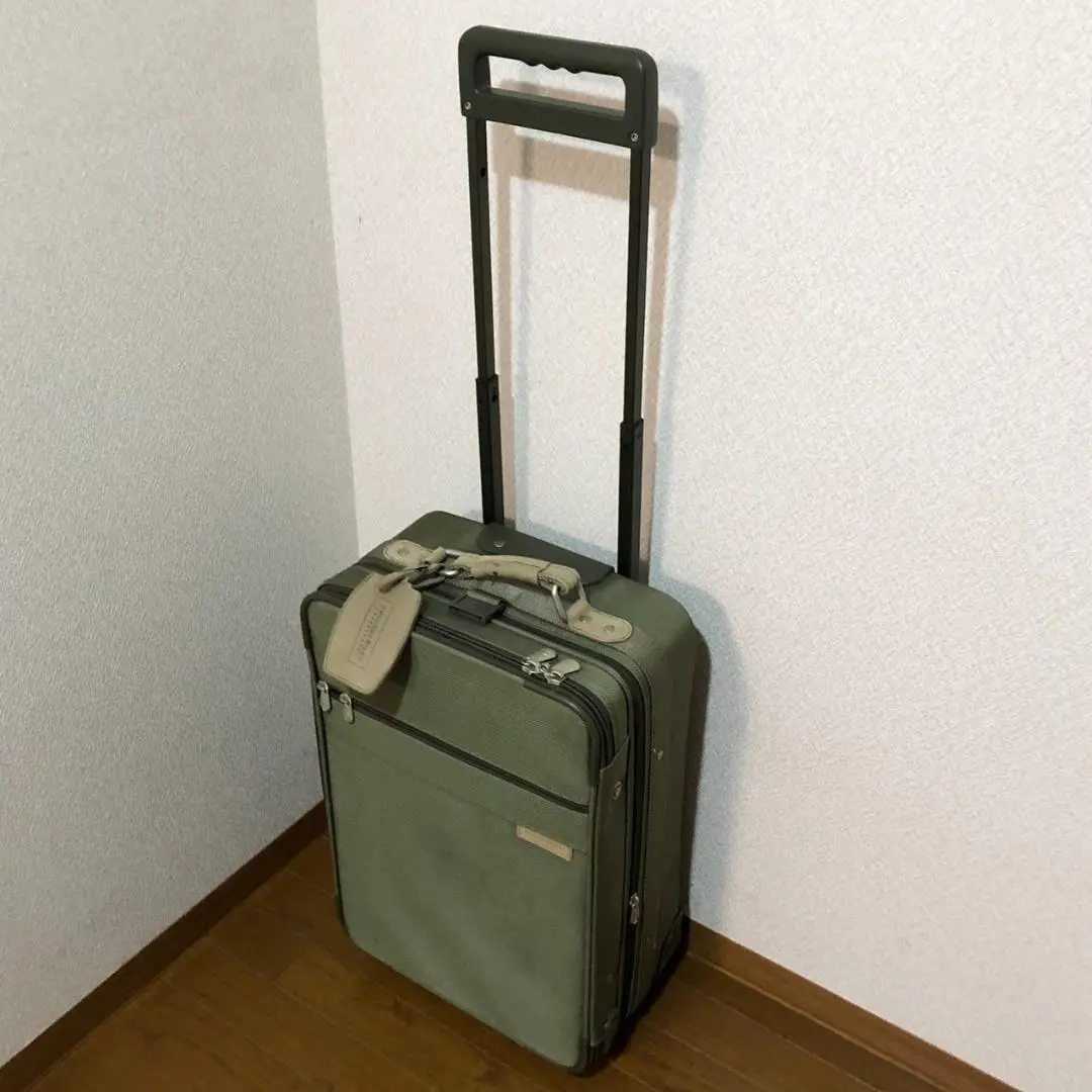 (3880)米軍人御用達BRIGGS＆RILEY　キャリーケース　ユーズド　レア Briggs and Riley carry-on 2 wheel suitcase Olive 22” | eBay