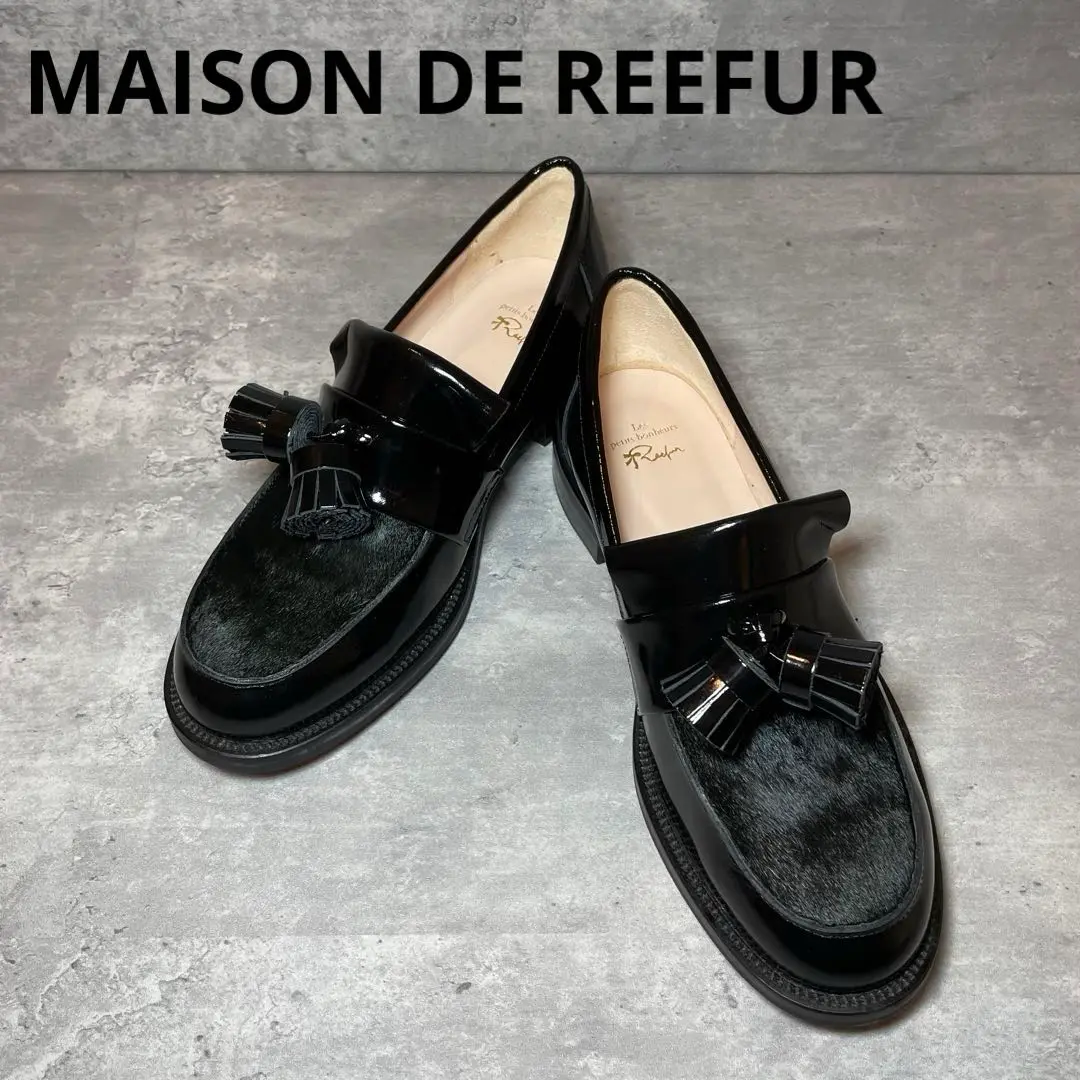 新品未使用　ＭＡＩＳＯＮ　ＤＥ　ＲＥＥＦＵＲ　ローファー 2025年最新】Maison de Reefur レディース ローファー・革靴の