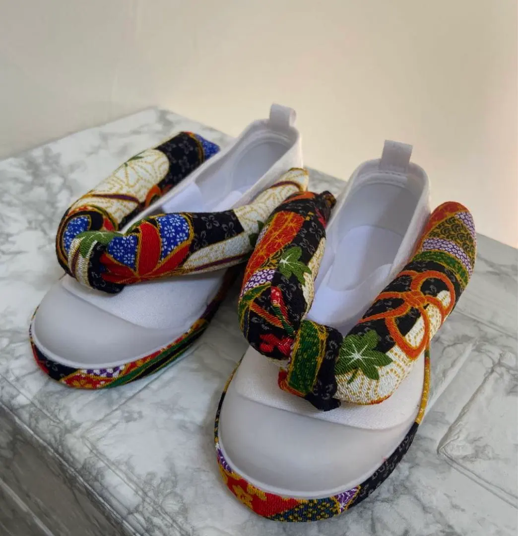 Thumbnail of 16cm Japanese-style shoes, 7-5-3 Festival, Zori-style kimono sandals, handmade