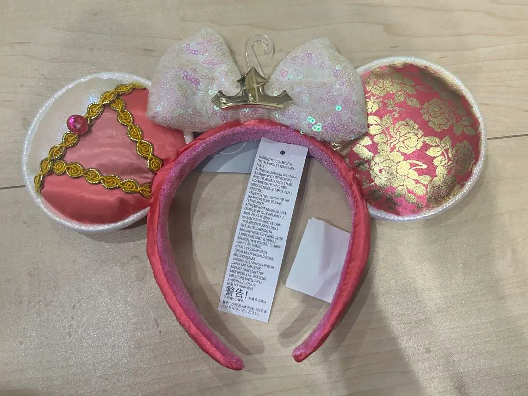 ディズニーランドパリ オーロラ姫 カチューシャ 眠れる森の美女 新品未使用 パリディズニー限定品 オーロラ姫カチューシャ眠りの森の美女
