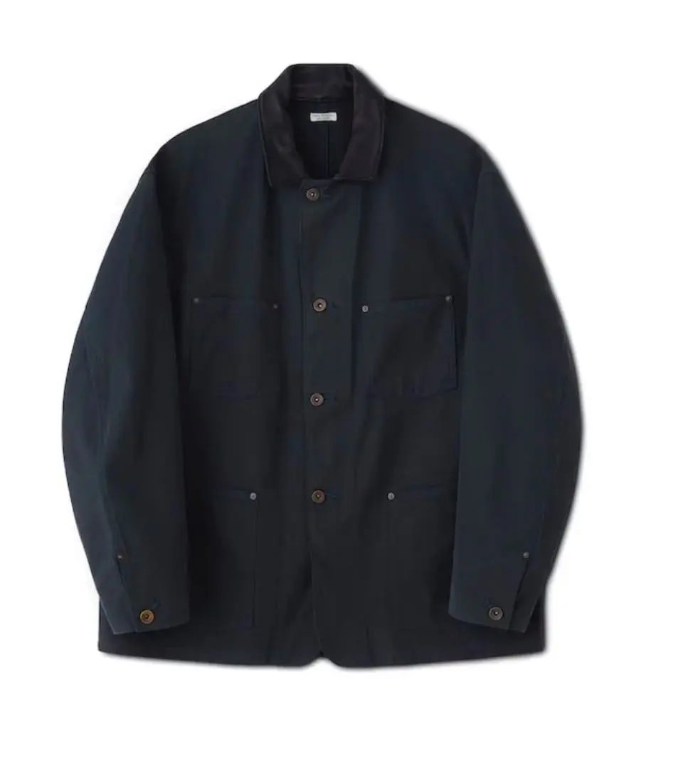 【極美品】フィグベル エンジニアデニムカバーオール Lサイズ 濃紺 日本製 PHIGVEL ENGINEERCOVERALL カバーオール デニムジャケット