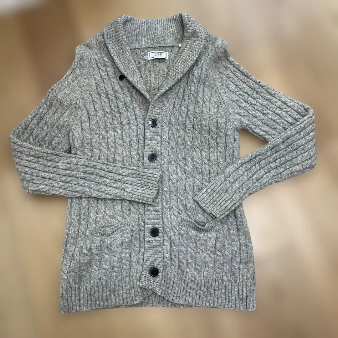 Thumbnail of HVC INTERNATIONAL Cable Knit Cardigan L