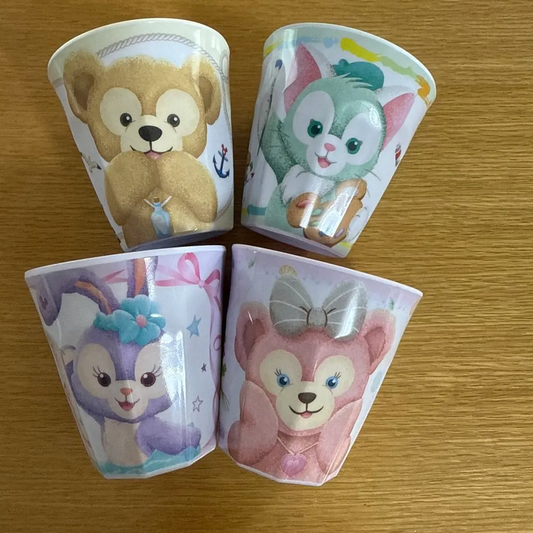 ダッフィー＆フレンズ　タンブラー・プレート・グラス　各4個セット　未使用 ダッフィー - 【新品・未開封】 東京ディズニーシー ダッフィー