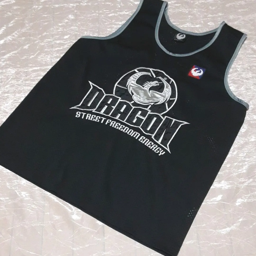 未使用並　ステューシー　メッシュ　タンクトップ　ゲームシャツ　デカロゴ　XL 未使用並 ステューシー メッシュ タンクトップ ゲームシャツ