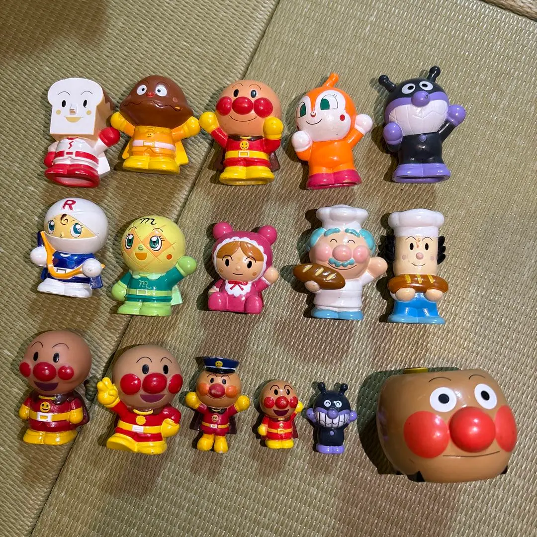 Thumbnail of Anpanman Finger Puppet Set of 11 + Mini Anpanman Doll