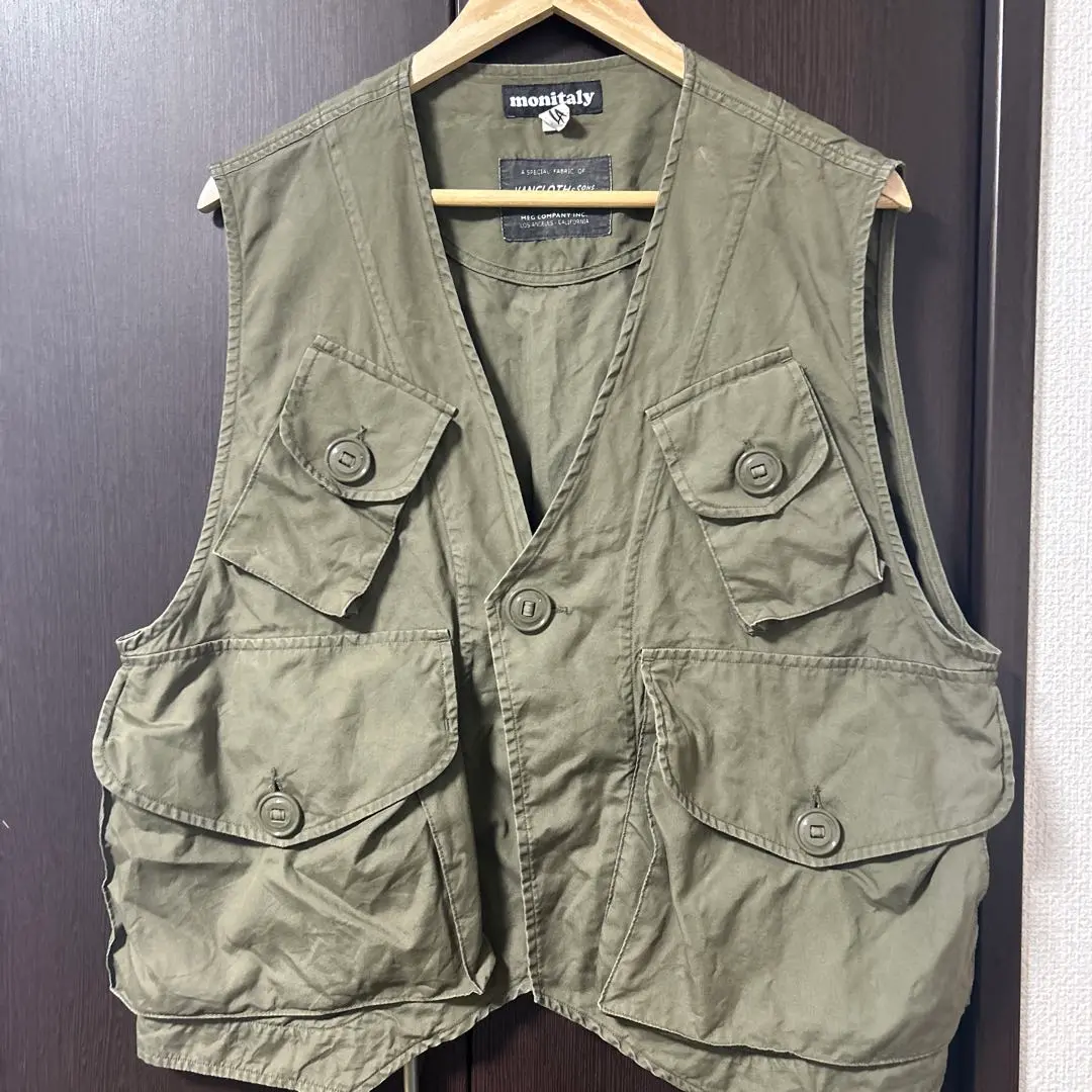 monitaly nylon quilting vest モニタリー USA Johnbull MONITALY モニタリー QUILT HUNT VEST キルト