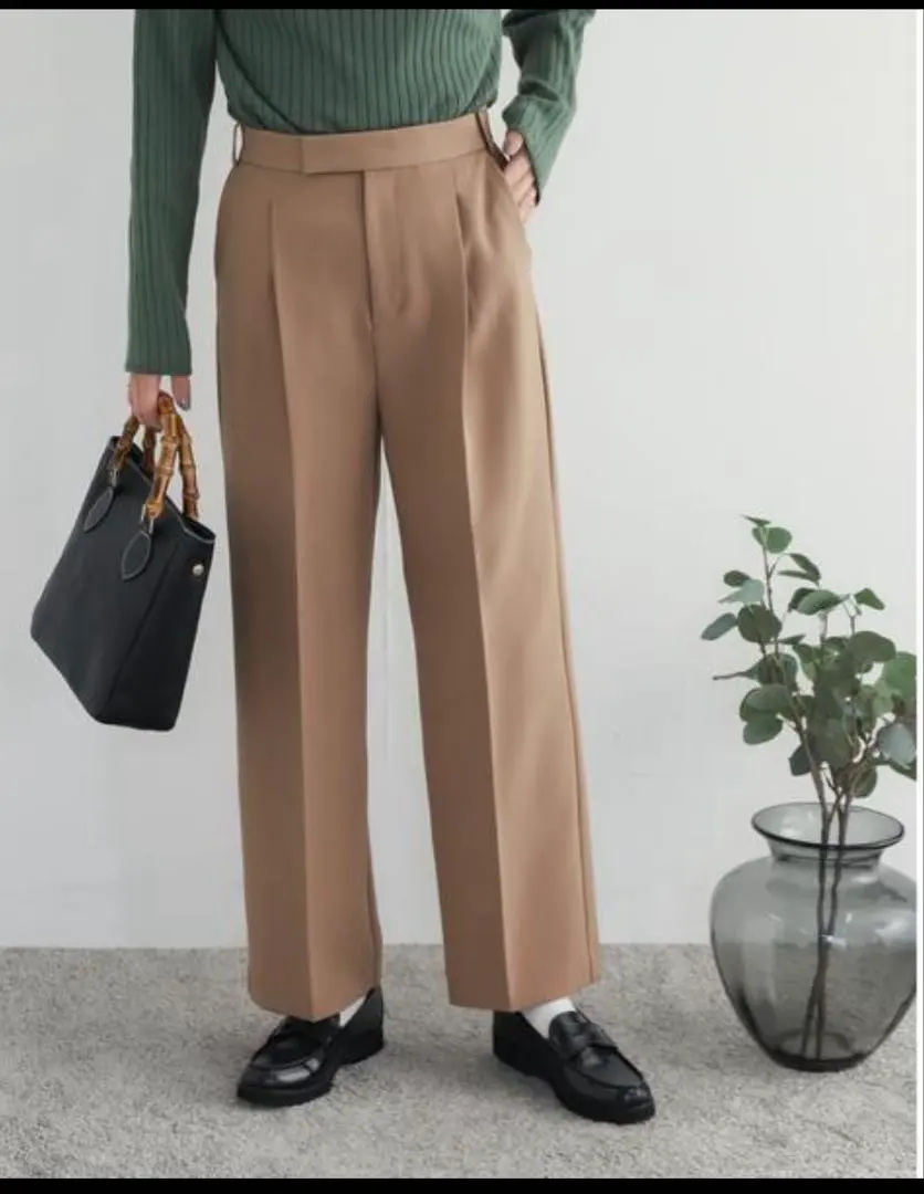 Thumbnail of URBAN RESEARCH DOORS Double Cloth Trousers Beige S