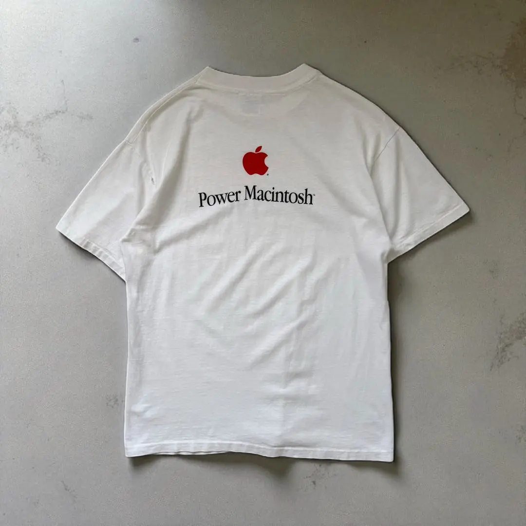 APPLE COMPUTER Macintosh FEST 85 七分袖Tシャツ APPLE COMPUTER Macintosh FEST 85 七分袖Tシャツ Vintage Blue