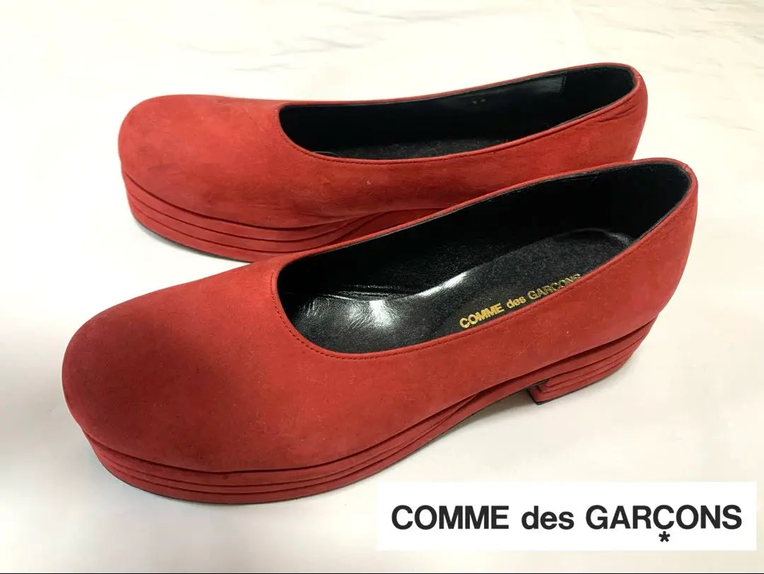 COMMEdesGARCONS コムデギャルソン PVC加工パンプス 24cm