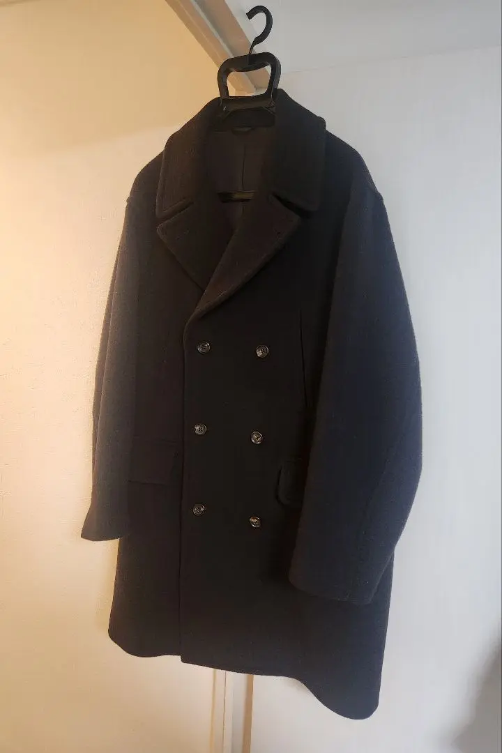 22AW blurhmsウールカシミアピーコート セール】【blurhms / ブラームス】Wool Cashmere Pea Coat