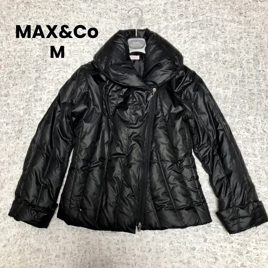 MAX&Co. ブラックのダウンジャケット 2025年最新】MAX&CO 素材(詰め物):ダウン レディース ダウン