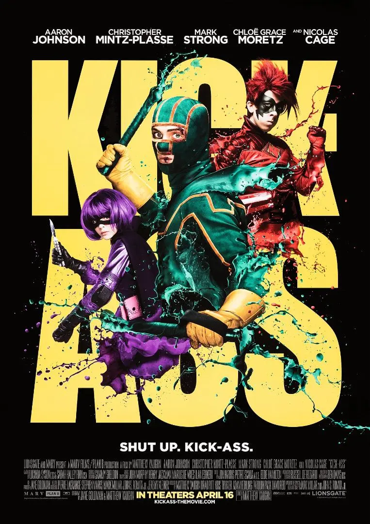 Thumbnail of Overseas poster for "Kick-Ass"