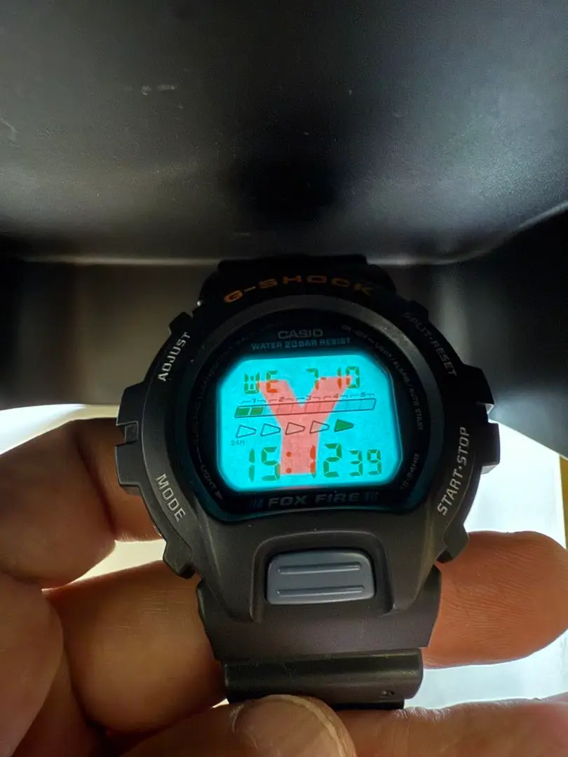 極美品 G-SHOCK AtoZ GANGSTARS DW-6695 DW-6695-K from the AZ-Gangster collection. Modded with rasta