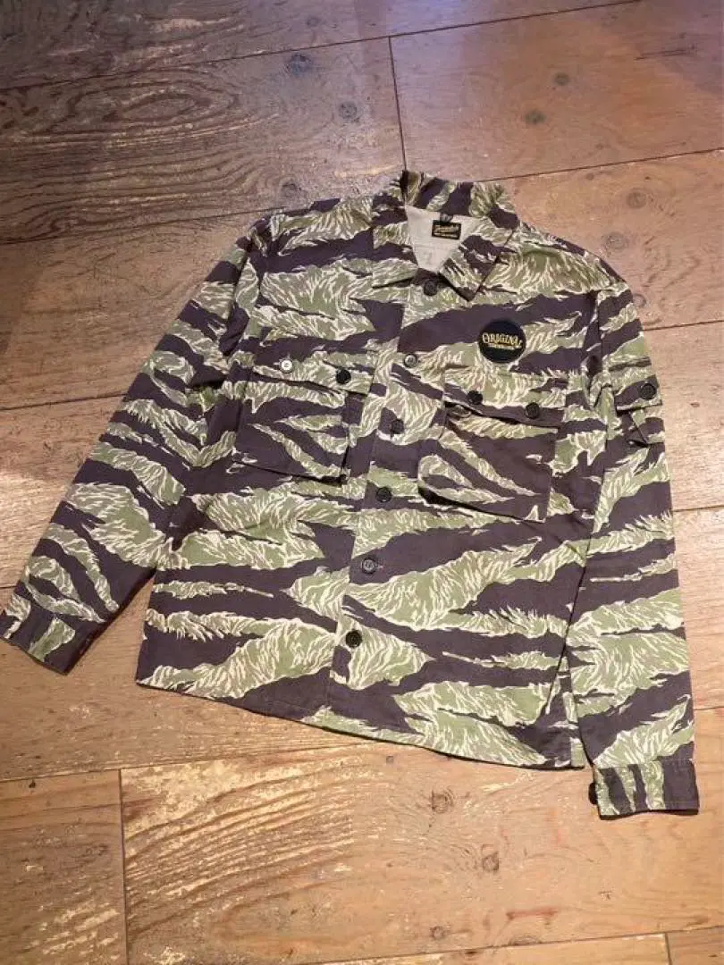 TENDERLOIN テンダーロイン 15SS T-BAMBOO JKT 刺繍タイガーカモ