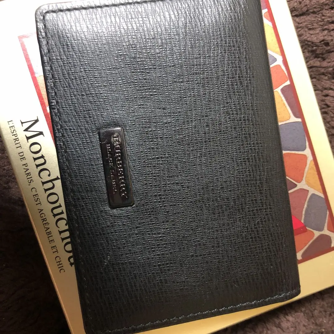 SCARLET　バーバリーブラックレーベル BURBERRY 名刺入れ BURBERRY BLACK LABEL - バーバリーブラックレーベル名刺入れの
