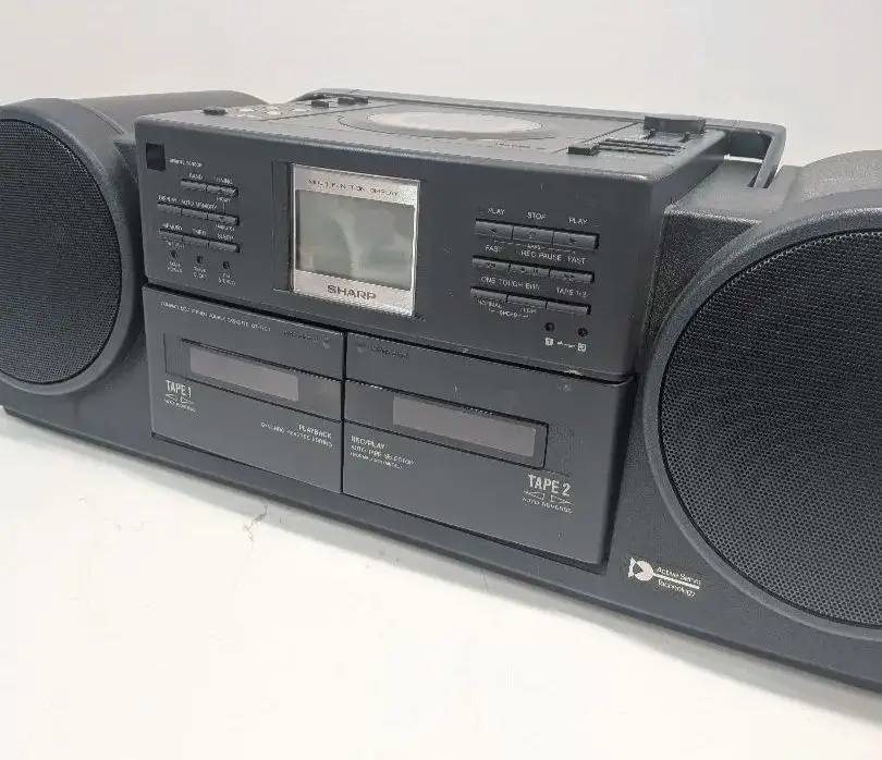 SHARP QT-77MKⅡレッド シャープ ラジカセ レトロ