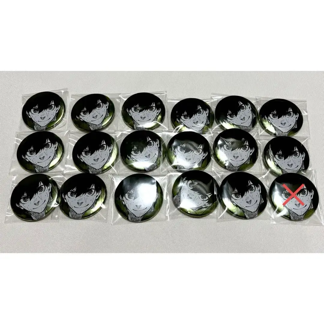 Thumbnail of Blue Lock Yoichi Isagi Oshikara Badge Can Badge Blue Lock Exhibition