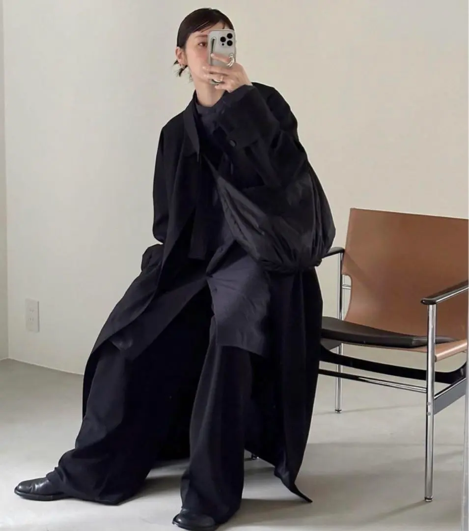 Raglan Twill Coat 36新品 todayful ブラック TODAYFUL（トゥデイフル）の「TODAYFUL Raglan Twill Coat