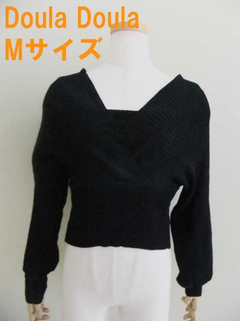 Thumbnail of Excellent condition Doula Doula layered knit sweater, size M equivalent, short length