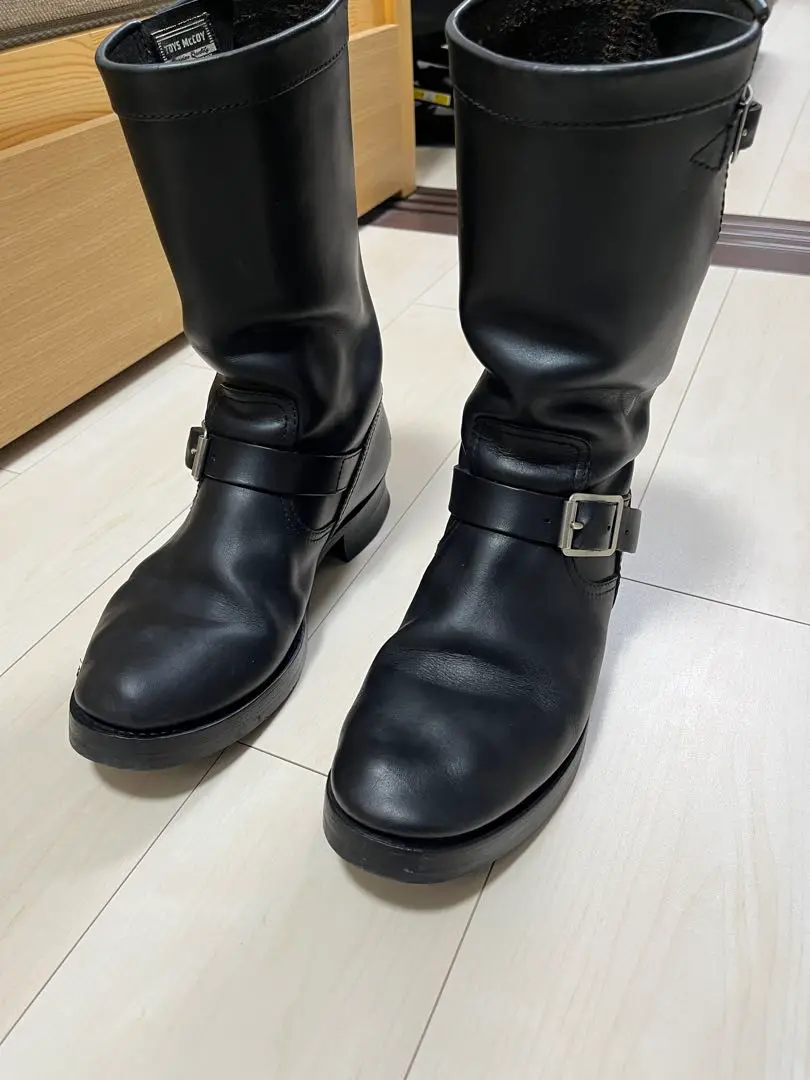 CLINCH エンジニアブーツ 黒 先芯無 ホースバットCN10 US9 CLINCH エンジニアブーツ 黒 先芯無 ホースバットCN10 US9