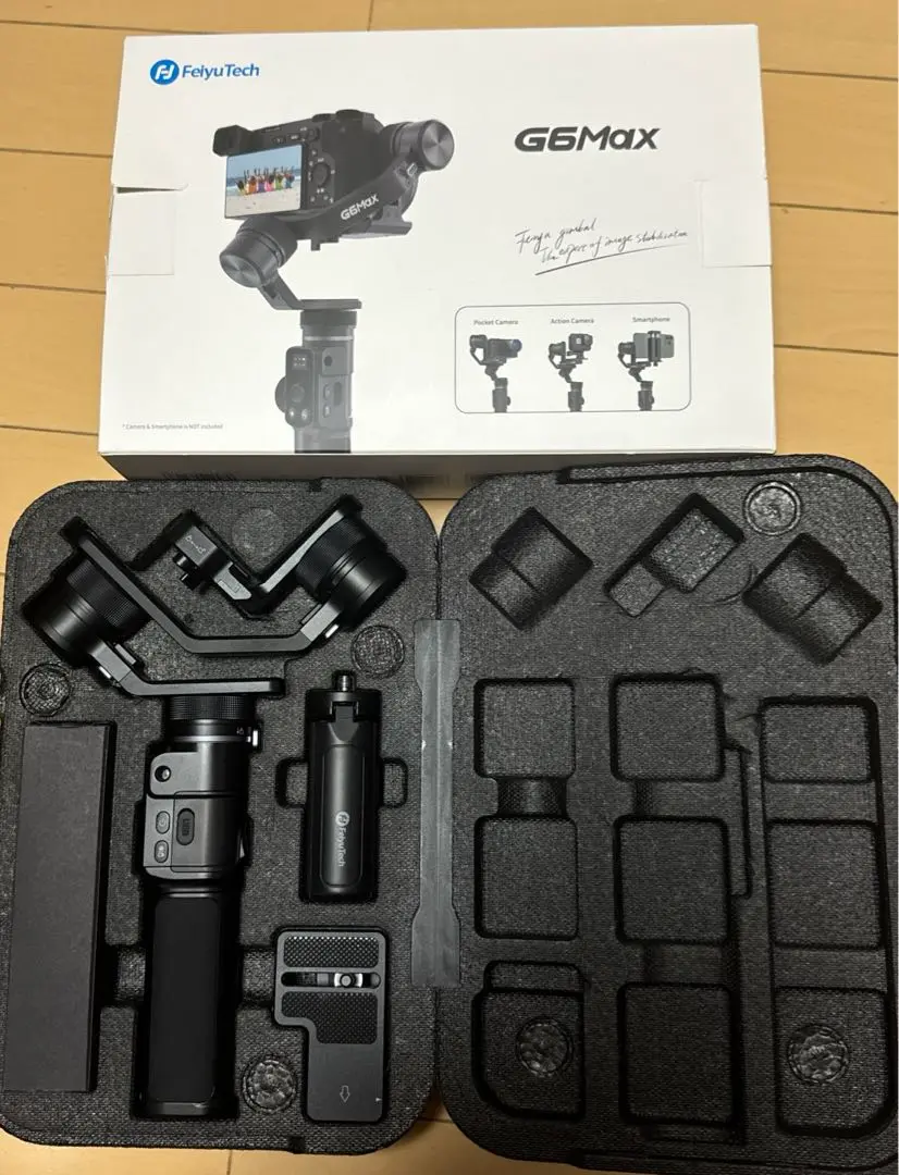 【美品・即日発送】FeiyuTech G6MAX スタビライザー　ジンバル FeiyuTech G6Max ジンバル スタビライザー 耐荷重1.2KG
