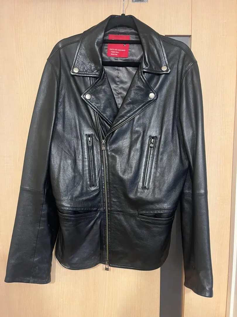 タグ付き未使用品❗️barassi バラシ 羊革 レザージャケット